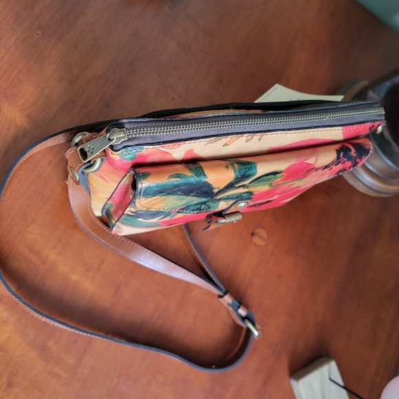 NWT Patricia Nash Avellino Spring Multi Leather Crossbody Bag Purse - Picture 12 of 16